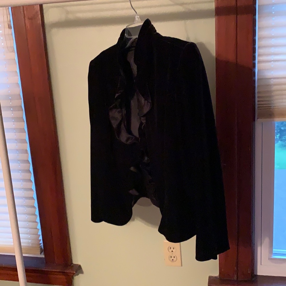 Xscape Black Velvet Jacket